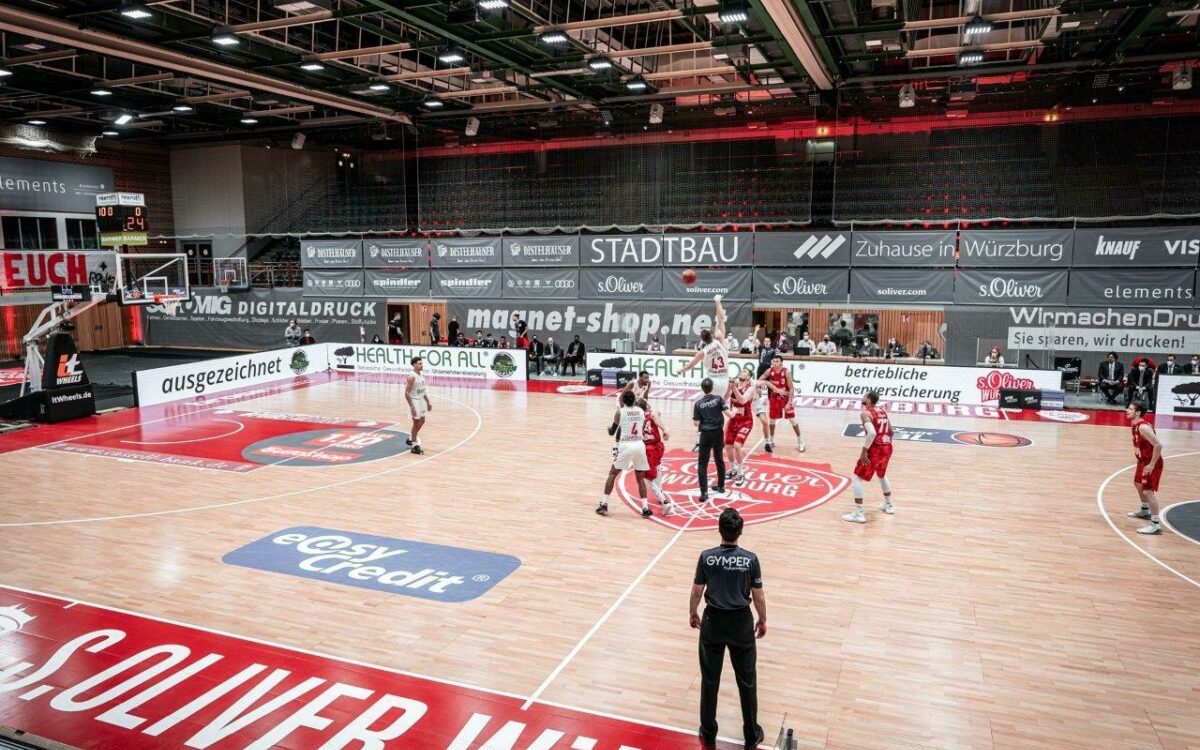 SOW s.Oliver Würzburg Sprungball Heimspiel Saison 20/21 SOW s.Oliver Würzburg Sprungball Heimspiel Saison 20/21